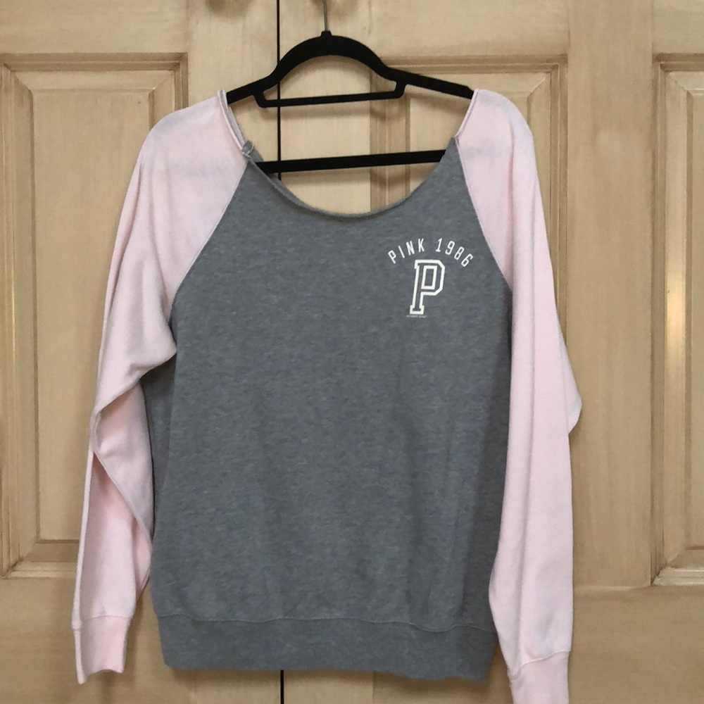 Off the shoulder sweatshirt